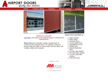 Tablet Screenshot of airportdoors.com.au